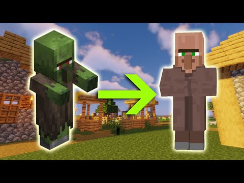 How to Cure a Zombie Villager in Minecraft 1.16 | Minute Minecraft Tips