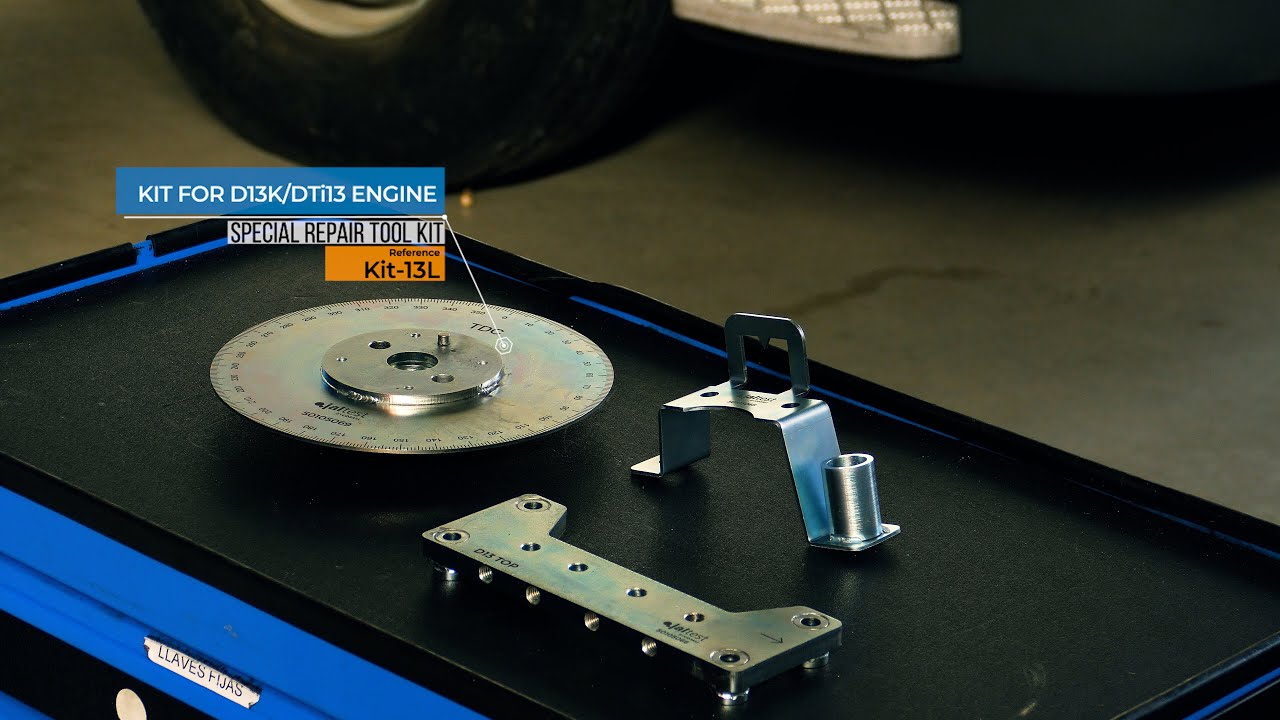 INDICATOR SUPPORT. ENGINE D11K/DTi11. MEASUREMENT OF CAMSHAFT LOBE DEVIATION