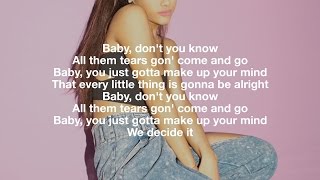 Be Alright - Ariana Grande with Lyrics