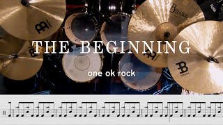 Download lagu The Beginning - ONE OK ROCK | โน้ตกลอง mp3