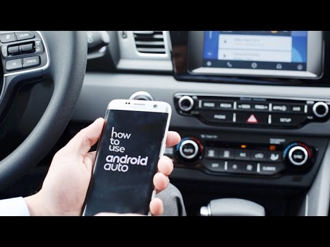 Part of a video titled Kia Niro - How To Use Android Auto | Lupient Kia | Minneapolis MN