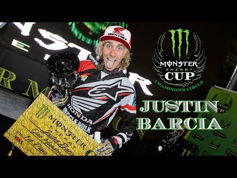 Monster Energy Cup Champions Circle - Justin Barcia