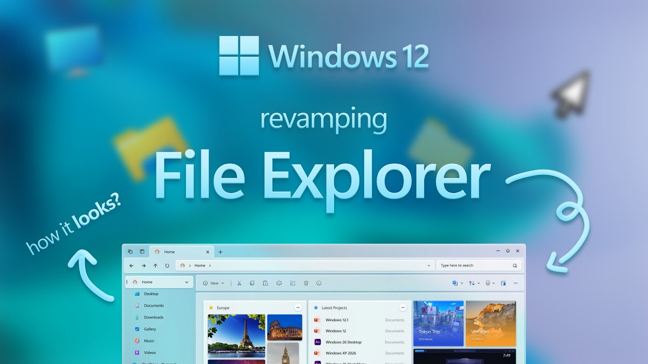 Windows 12: File Explorer Gets a Major Makeover! - YouTube