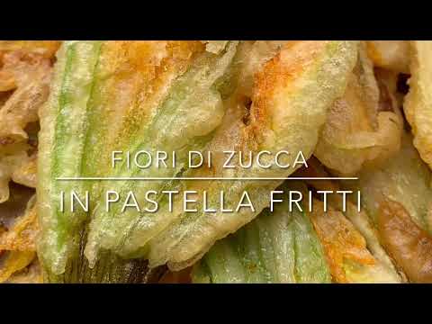 Ricetta: FIORI DI ZUCCA 🌼 in pastella FRITTI