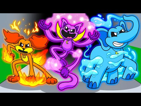 POPPY PLAYTIME, But They're ELEMENTAL! (Cartoon Animation)
