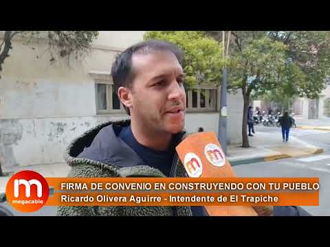 TRAPICHE FIRMO CONVENIO "CONSTRUYENDO CON TU PUEBLO"