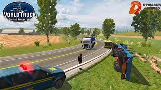 Extreme Truck Accident on Dangerous Curvy Road | World Truck Driving Simulator Gameplay