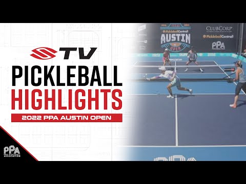 Leigh Waters' Perfect Point Pickleball Highlight - 2022 PPA Austin Open Mixed Doubles