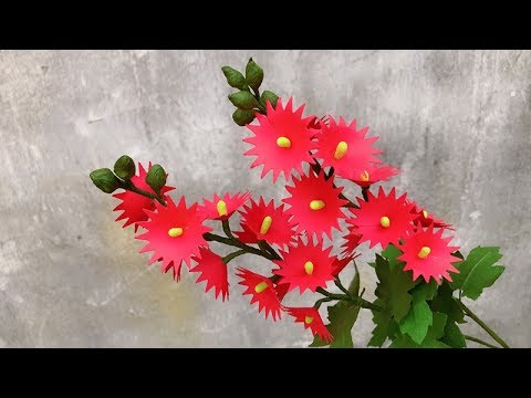 ABC TV | How To Make Easy Hollyhock Paper Flower #1| Flower Die Cuts - Craft Tutorial