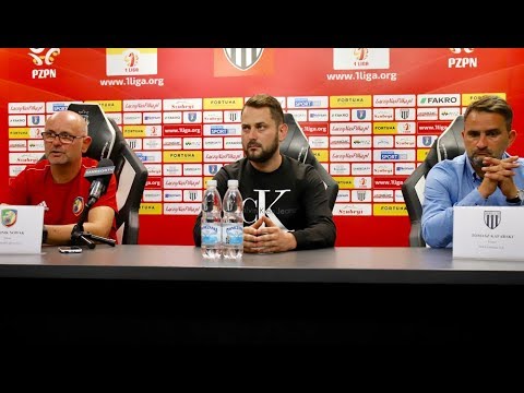 2019-08-02 Sandecja - Miedź Legnica 1-2 (1-2), pomeczowa konferencja