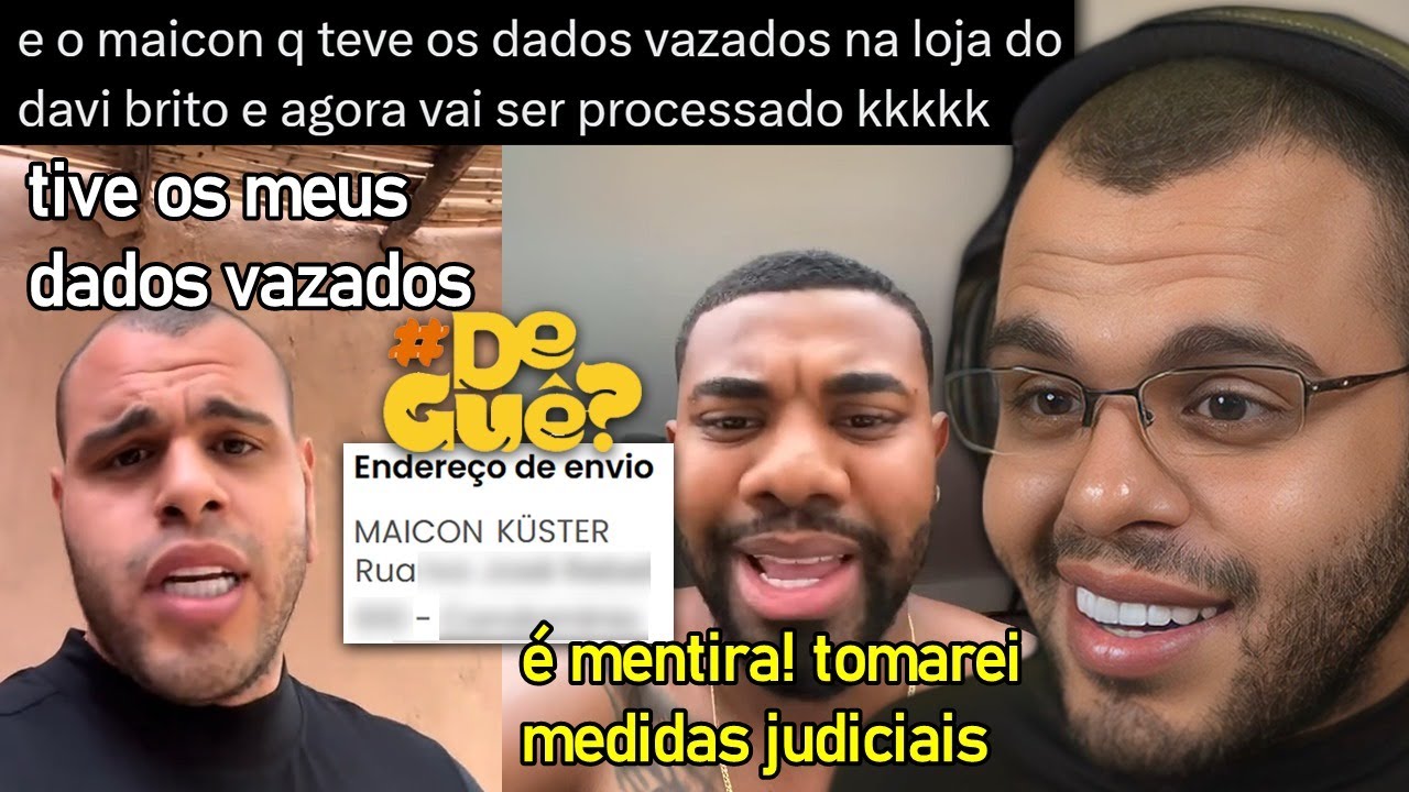DAVI BRITO QUER ME PROCESSAR POR VÍDEO QUE FIZ NO TIKTOK