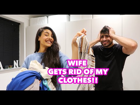 My wife throws away my CLOTHES!! @NimrahSZaman