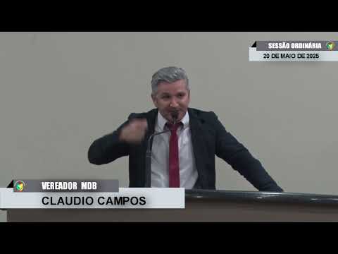 CMBTE - USO DE TRIBUNA PELO VEREADOR CLAUDIO CAMPOS - MDB.