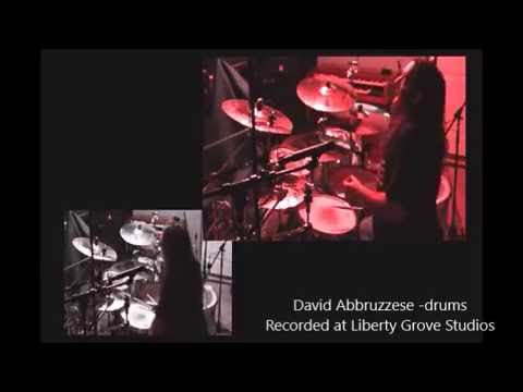 David Abbruzzese in studio tracking 'Insides'