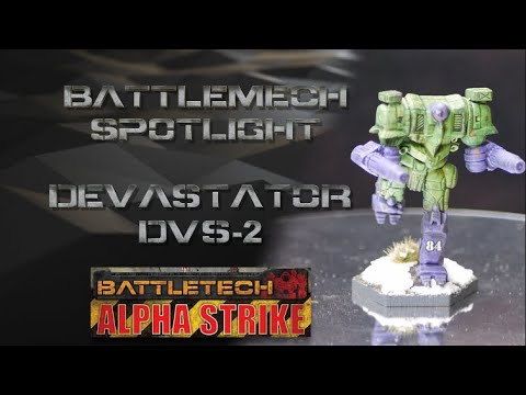 BattleTech BattleMech Spotlight - Devastator DVS-2 Inner Sphere Assault Mech in 4K