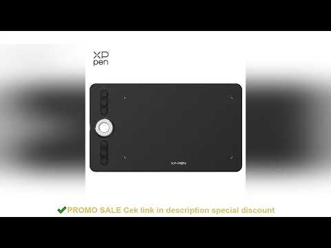 XPPen Deco 02 Graphics Drawing Tablet Pen Tablet with P06 Battery-Free Passive Stylus and Shortcut K