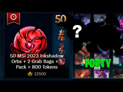 OPENING 50 MSI 2023 ORB PACK + BAGS | FORTYONE