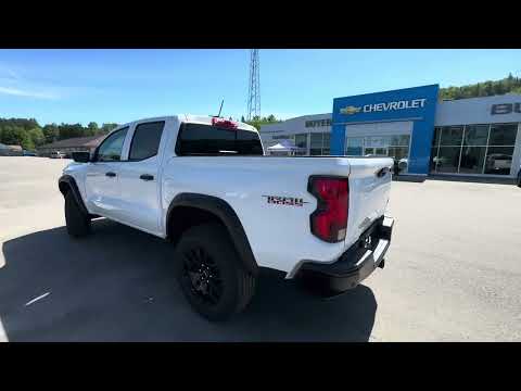 2026 Chevrolet Colorado Crew Cab Short Box 4-Wheel Drive Trail Boss in White for sale at Boyer Chevrolet Buick GMC Bancroft in Bancroft, ON