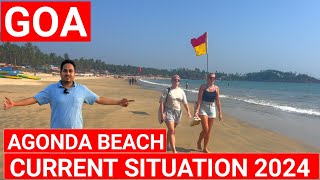 AGONDA BEACH SOUTH GOA  | Goa Current Situation 2024 | Goa Vlog | Russian Beach | Safar Vlog |