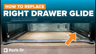 How to Replace the Right Side Drawer Glide on a Frigidaire Range