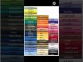 Colour Shades With Their Name