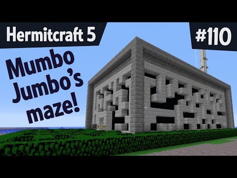 MumboJumbo's maze! Slabyrinth!— Hermitcraft 5 ep 110