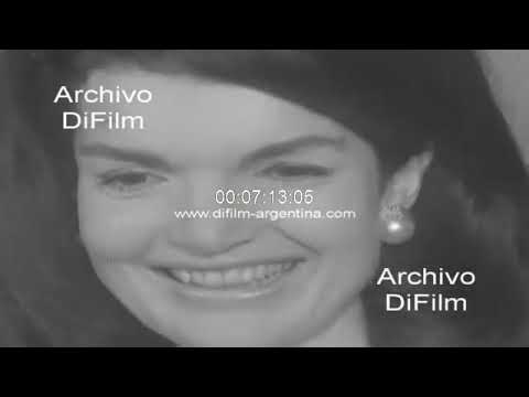 Jacqueline Kennedy visits the Argentine Republic 1966 ARCHIVE FOOTAGE