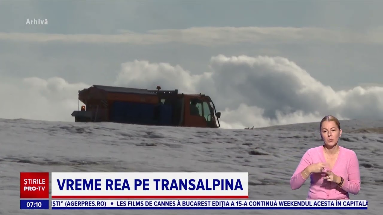 Șoferii sunt obligați să aibă deja cauciucurile de iarnă pe acest tronson