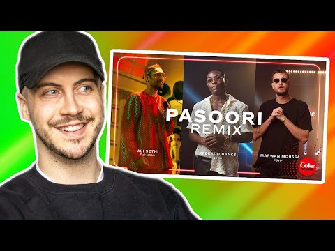 BRITISH 🇬🇧 BOY REACTS TO PASOORI REMIX (FT. ALI SETHI, MARWAN MOUSSA & REEKADO BANKS)