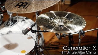 Video thumbnail for Meinl Cymbals GX-14FCH-J Generation X 14" Jingle Filter China Cymbal by MEINL Cymbals - Official Product Videos