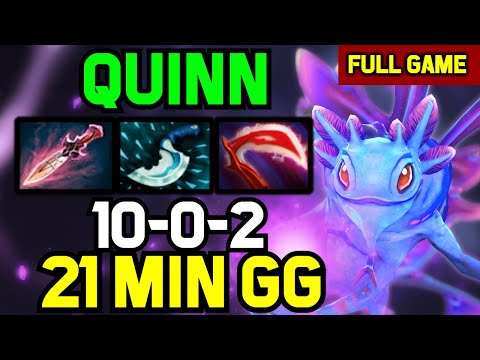 Quinn Rank-1 MID Puck TOTAL DOMINATION vs MID Ember spirit