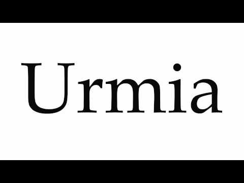How to Pronounce Urmia