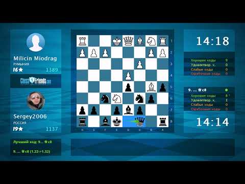 Chess Game Analysis: Milicin Miodrag - Sergey2006 : 0-1 (By ChessFriends.com)