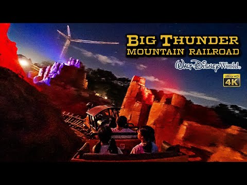 Big Thunder Mountain Railroad Roller Coaster at Night On Ride 4K POV Walt Disney World 2024 12 30