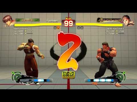 SSF4AE Ragerunner05 vs ArmchairTitan3