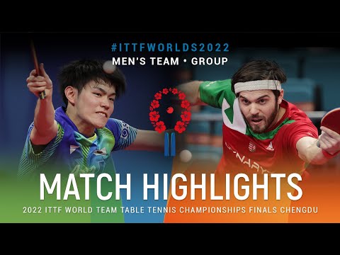 Highlights | Jo Yokotani (JPN) vs Nandor Ecseki (HUN) | MT Grps | #ITTFWorlds2022