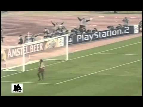 Highlights : AS ROMA 3 - 0 BARCELONA [CL 2001-2002]