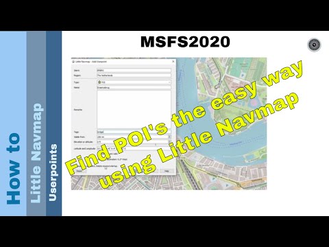 Flight Simulator 2020  - How to - Little NavMap - Userpoints