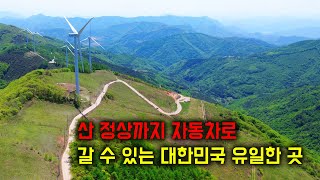 산 정상까지 자동차로 올라갈 수 있는 국내 유일한 곳!!! (차박성지로도 유명..)