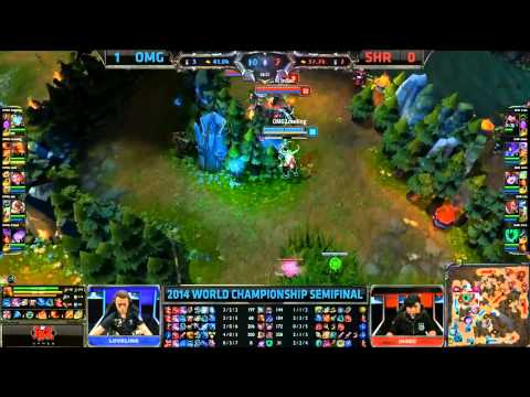SHR catch Loveling - SHR vs OMG Game 2 (S4 Worlds)