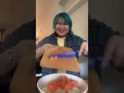 Emily Mariko Salmon Rice Recipe with Raw Salmon