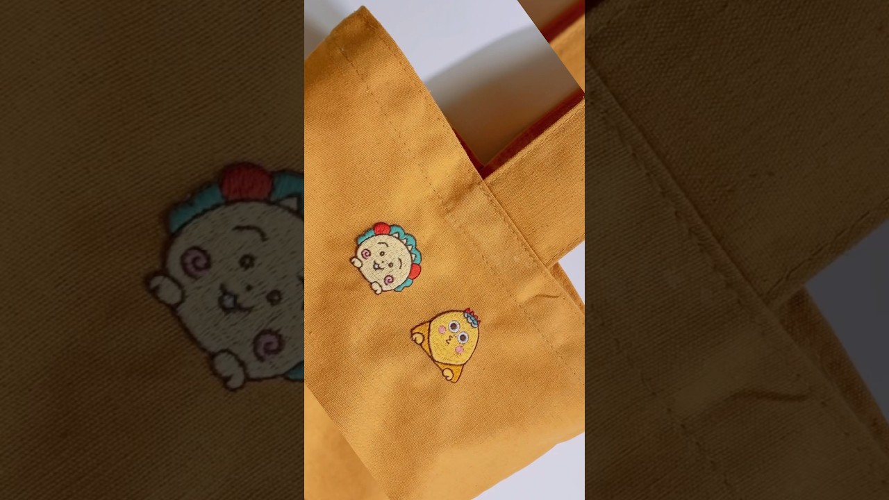 コジコジの刺繍🪡 #刺繍 #embroidery #コジコジ #セリア #ダイソー #100均 #shorts