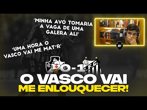 RENATO VICENTE REAGE A VASCO 0X1 SANTOS / Cortes do Renatinho