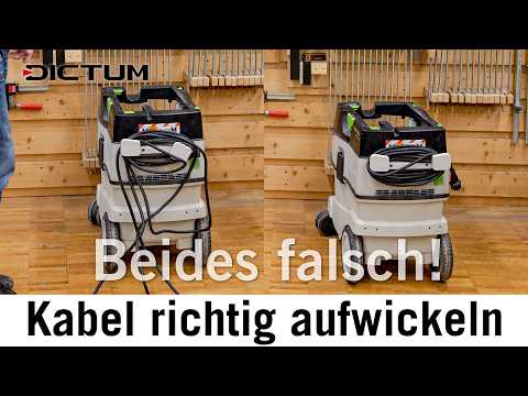 Kabel drallfrei aufwickeln - Bye-bye Kabelsalat! #dictum #tippsundtricks