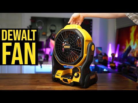 DeWALT 20V Fan (4h 22m on 2-Amp Battery, Max Power)