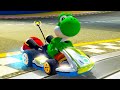 Mario Kart 8 Deluxe Mushroom Cup 200cc Yoshi Gameplay