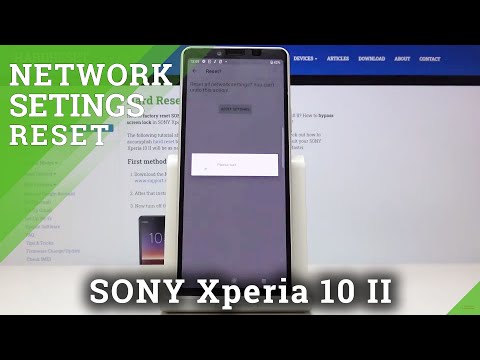 Sony Xperia 10 II Reset Network Settings