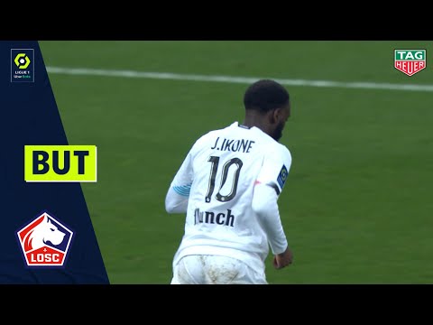 But Jonathan IKONE (59' - LOSC LILLE) FC LORIENT - LOSC LILLE (1-4) 20/21