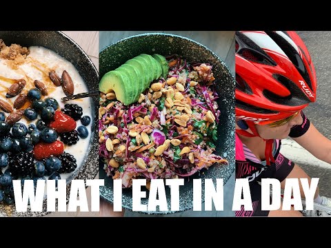 WHAT I EAT IN A DAY AS A TRIATHLETE #25 | easy meal prep meals for summer