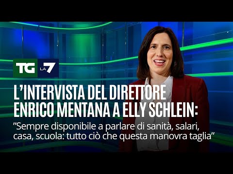L’intervista del direttore Enrico Mentana a Elly Schlein